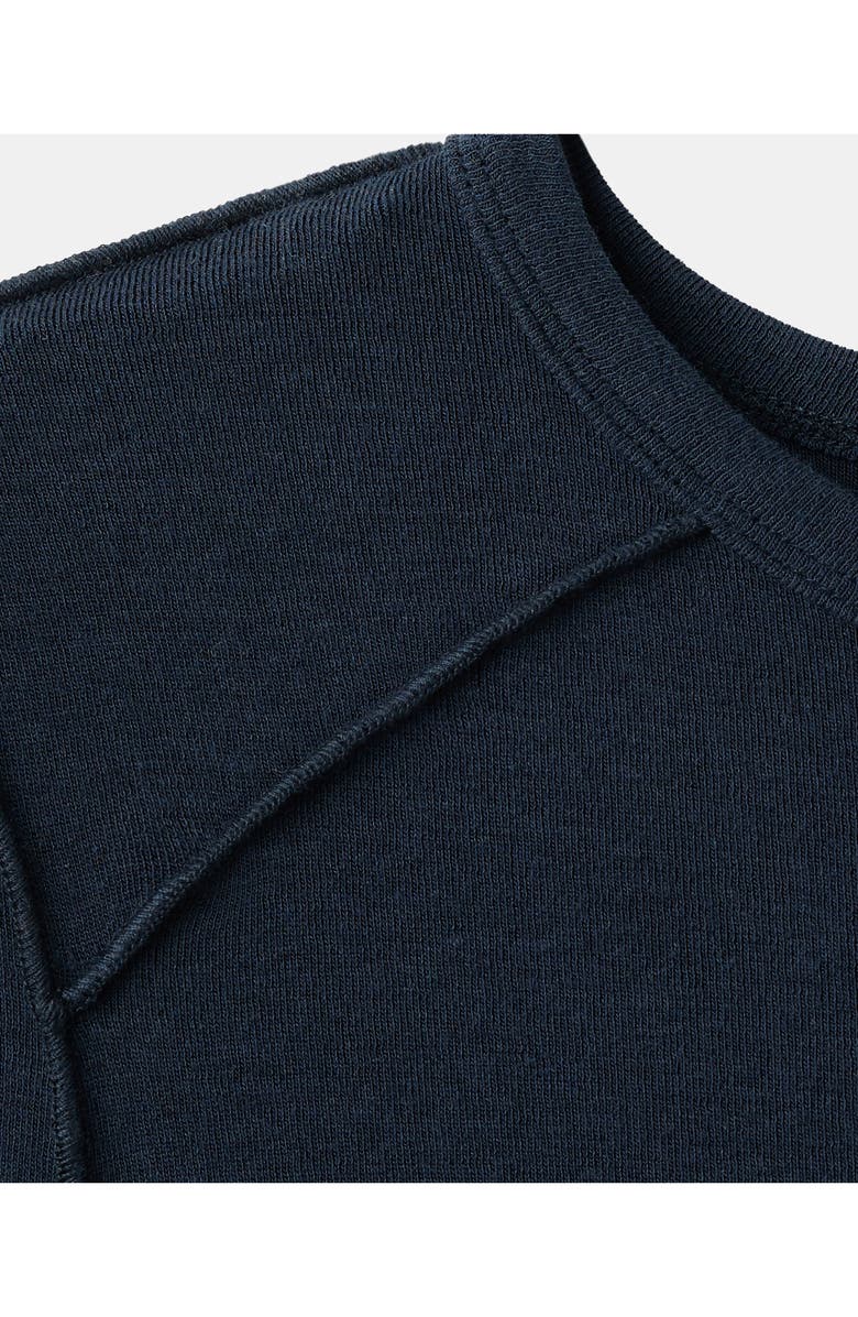 MANGO TEEN Plain Long Sleeve Maxi Dress, Alternate, color, Navy