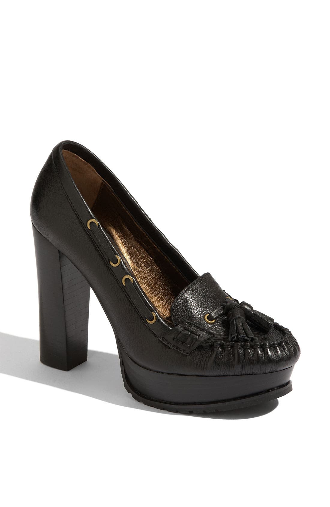 'Bishop' Pump, Main, color, BLACK
