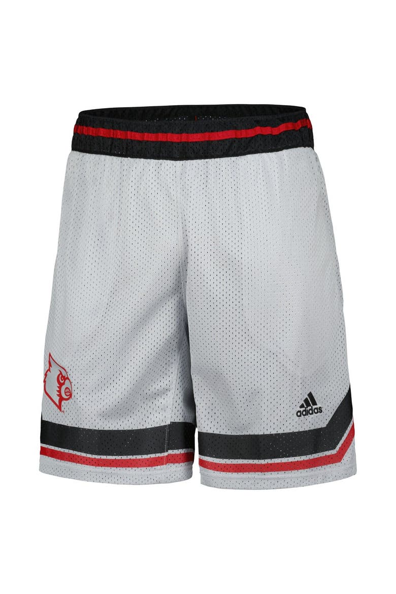 Men's adidas Gray Louisville Cardinals Swingman AEROREADY Basketball Shorts, Alternate, color, Gray