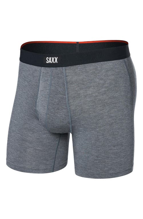 Saxx Vibe Xtra Soft Comfort Boxer Briefs In Gray