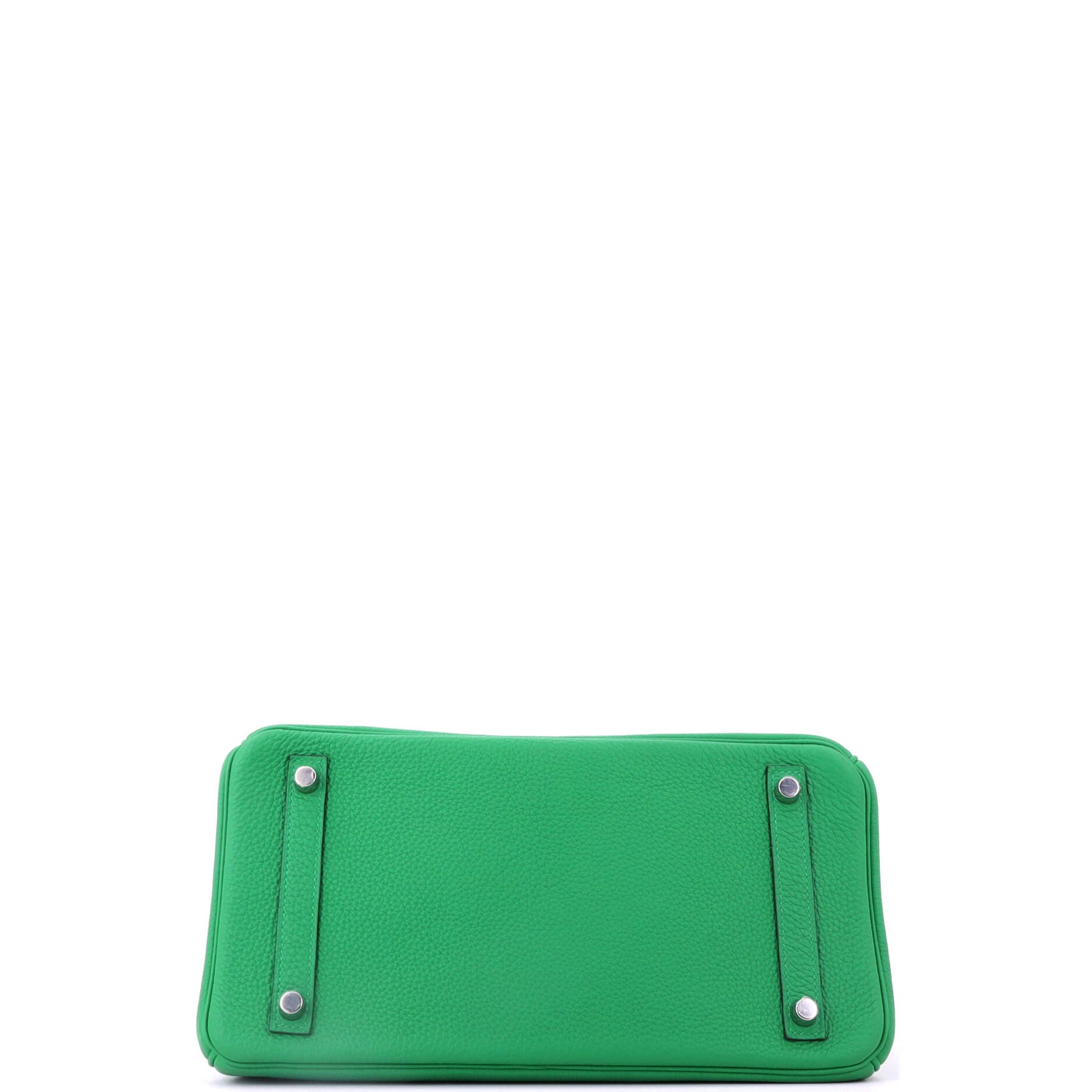 Birkin Handbag Verso Togo with Palladium Hardware 30, Alternate, color, Green
