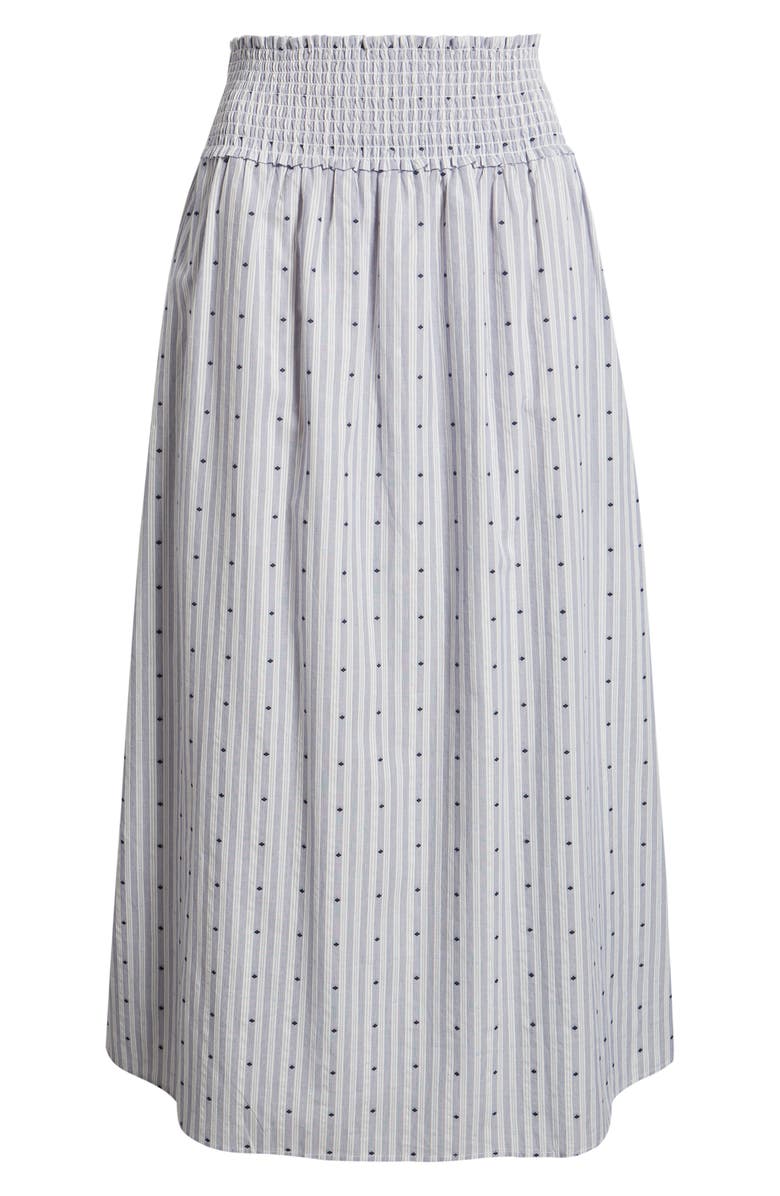 Hill House Home The Delphine Nap Maxi Skirt, Alternate, color, Navy/White
