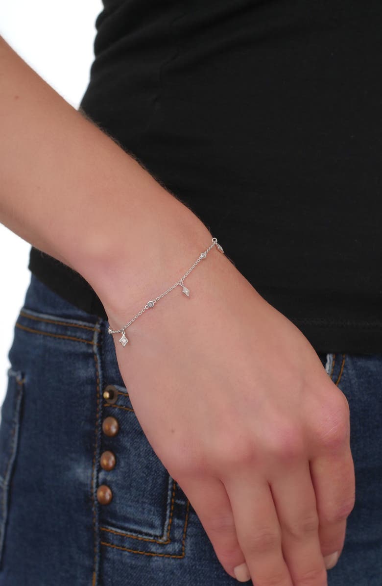 Bony Levy Maya Diamond Station Adjustable Bracelet, Alternate, color, 