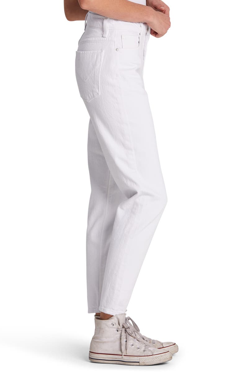 Hudson Jeans Bettie High Waist Tapered Jeans, Alternate, color, White