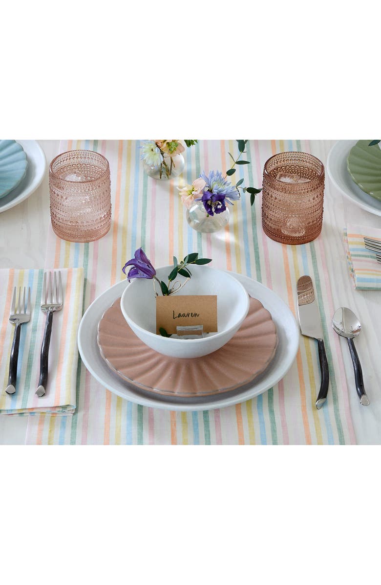 Solino Home Linen Table Runner for Dining Table, Holiday and Everyday Table Decor - Julia, Alternate, color, 