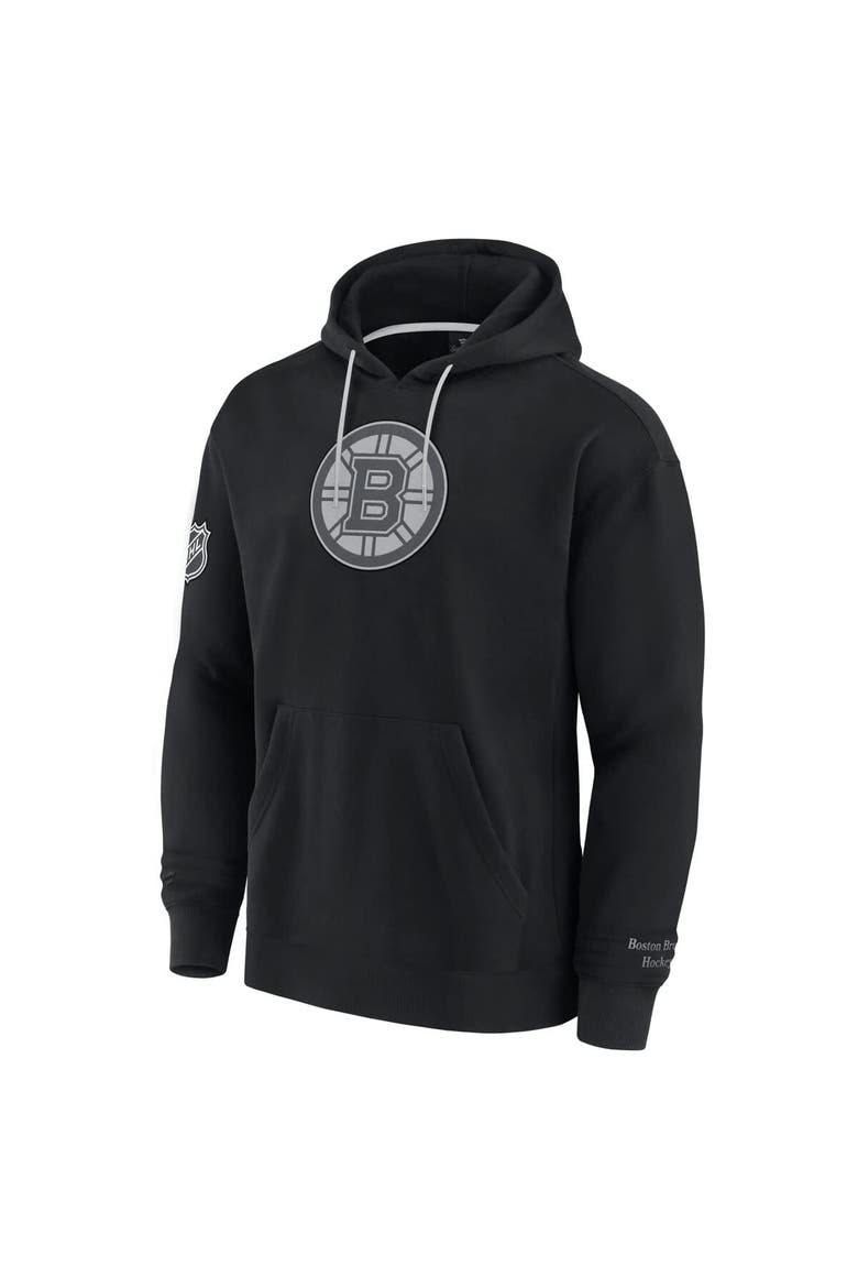 Men's Fanatics Black Boston Bruins Elements Pace Pullover Hoodie, Alternate, color, Black