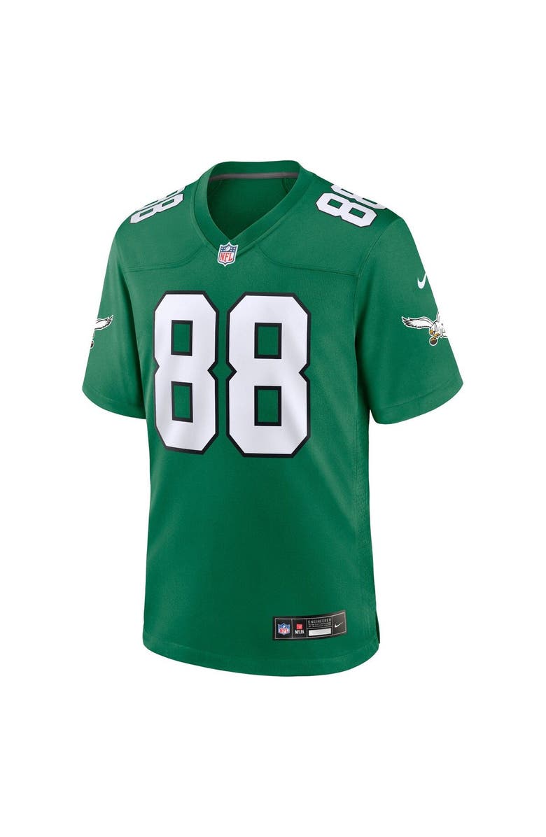 Nike Youth Nike Dallas Goedert Kelly Green Philadelphia Eagles Game Jersey, Alternate, color,