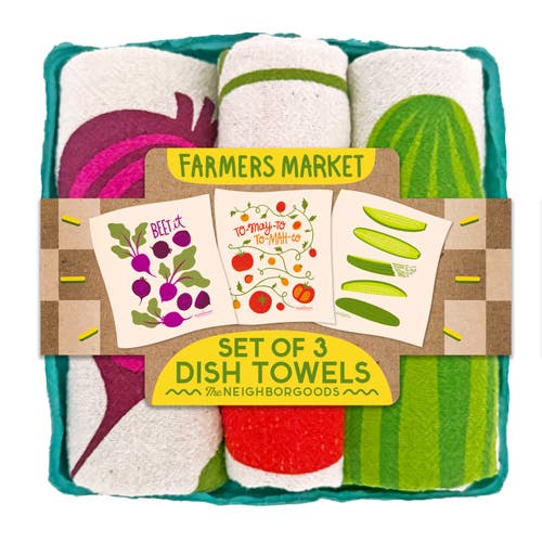 The Neighborgoods Farmers Market - Dish Towel Set of 3  product