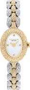 COACH Sammy Crystal Oval Bracelet Watch, 19.5mm