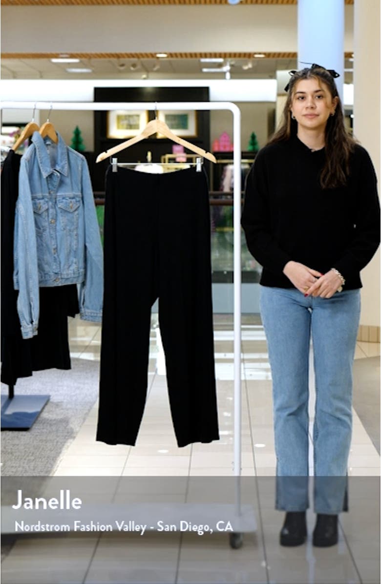 Plissé Wide Leg Ankle Pants, sales video thumbnail
