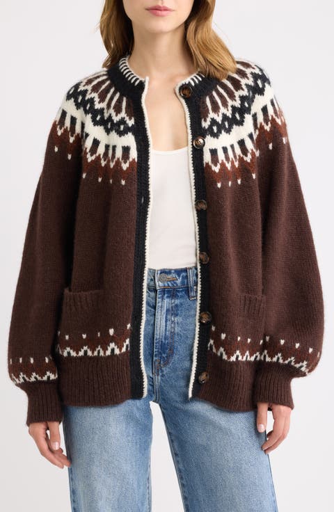 Hue Fair Isle Cardigan