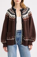 DÔEN Hue Fair Isle Cardigan