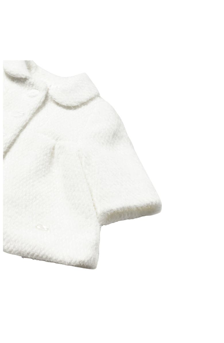 Mayoral Terry Cloth Coat, Alternate, color, White