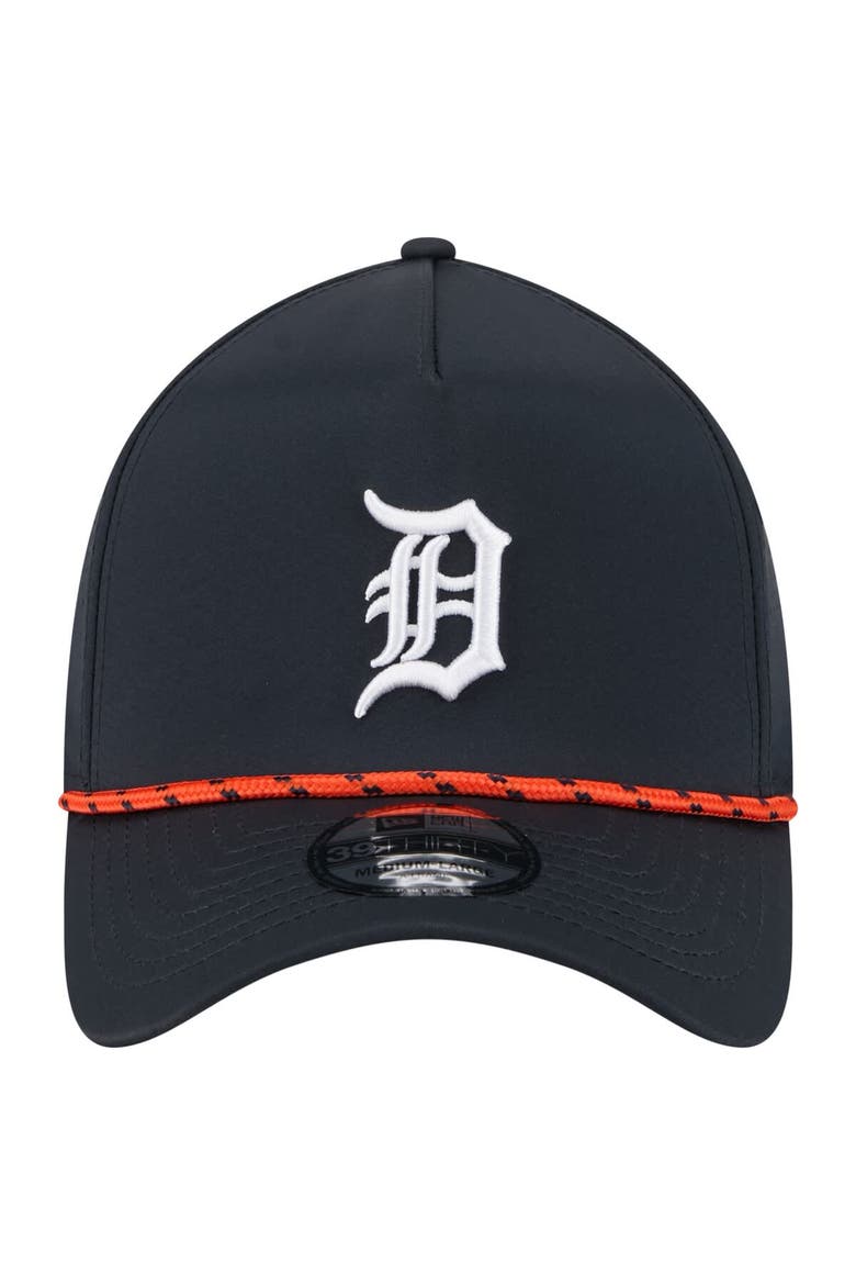 Men's New Era  Navy Detroit Tigers 39THIRTY A-Frame Perforated Flex Hat, Alternate, color, Navy