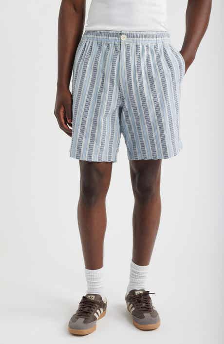 Kurt Multistripe Cotton Dobby Shorts