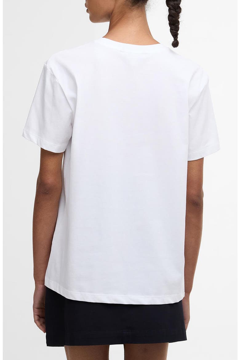 Marine Cotton Graphic T-Shirt, Alternate, color, WHITE