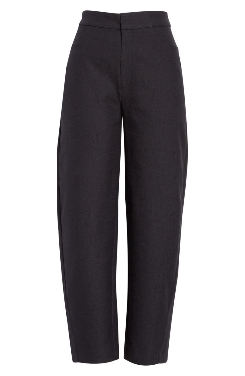 TOTEME Novara Cotton Blend Crop Trousers, Alternate, color,