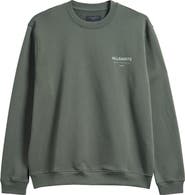 AllSaints Underground Logo Organic Cotton Graphic Sweatshirt