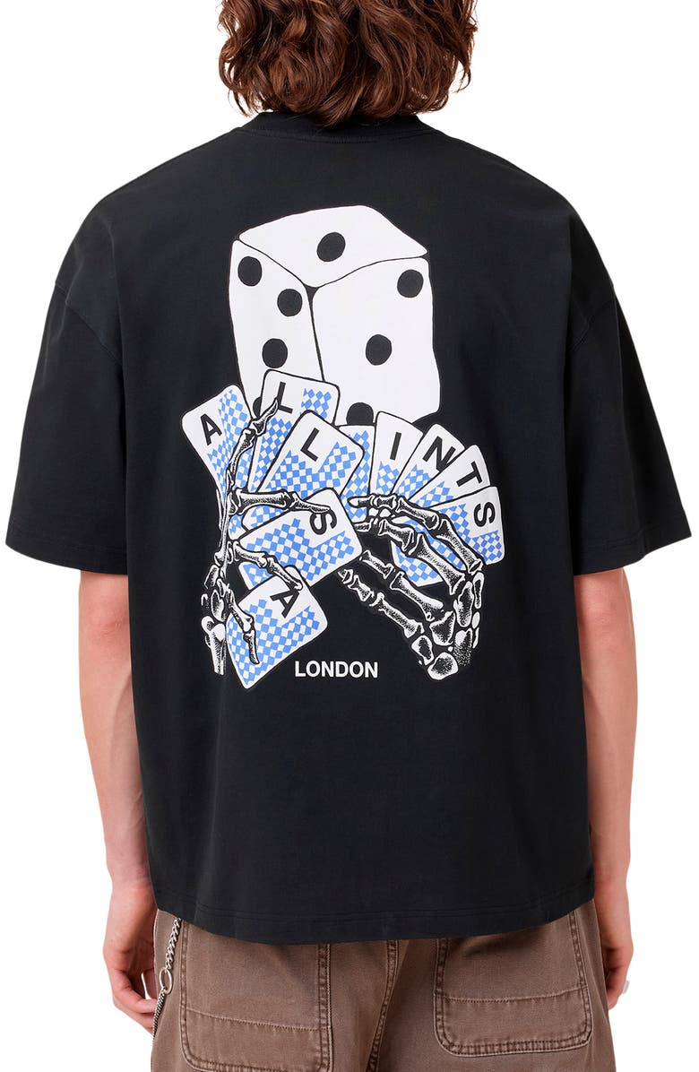 AllSaints Dealt Short Sleeve Graphic T-Shirt, Alternate, color, 