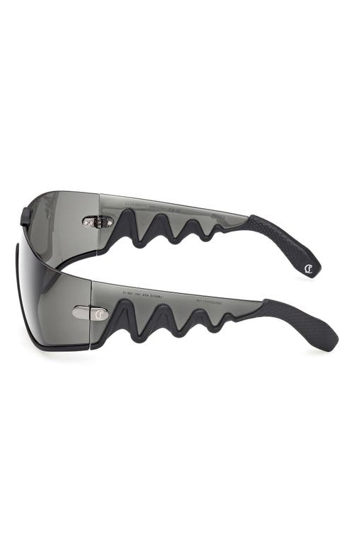Christian Louboutin 141mm Loubishark Square Shield Sunglasses In Multi