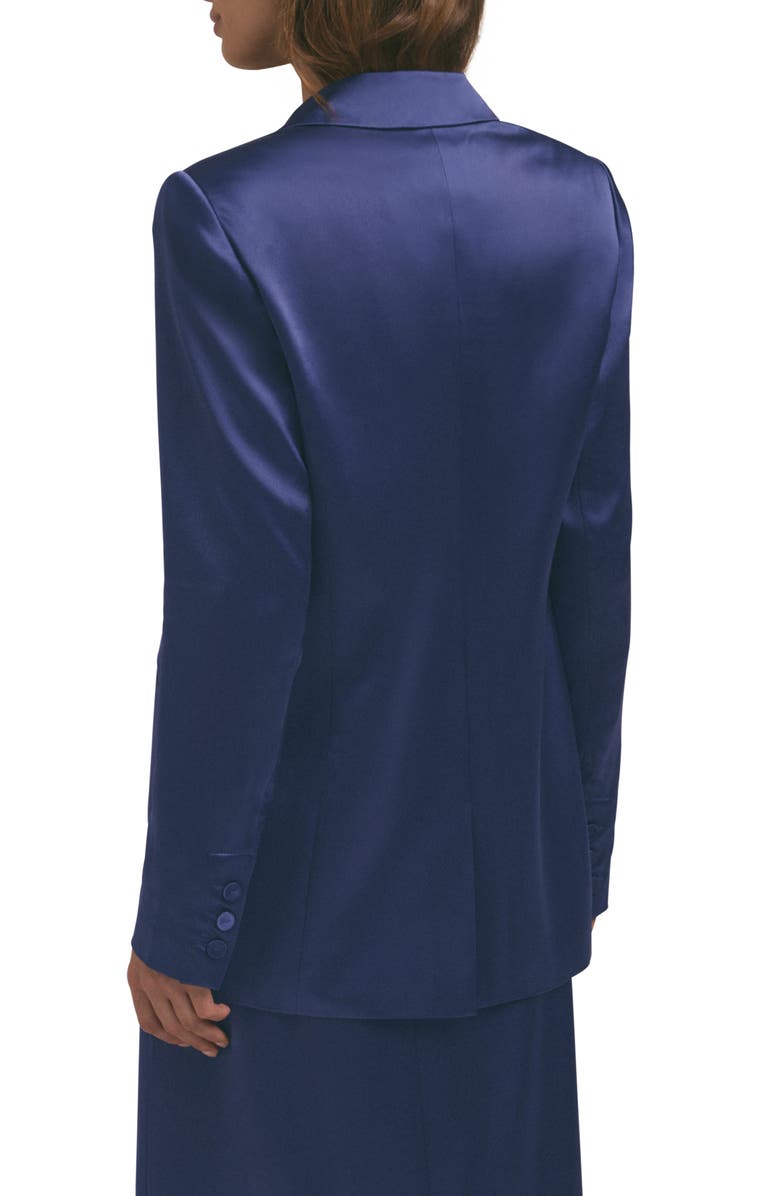 Favorite Daughter Satin Blazer, Alternate, color, Venetian Blue