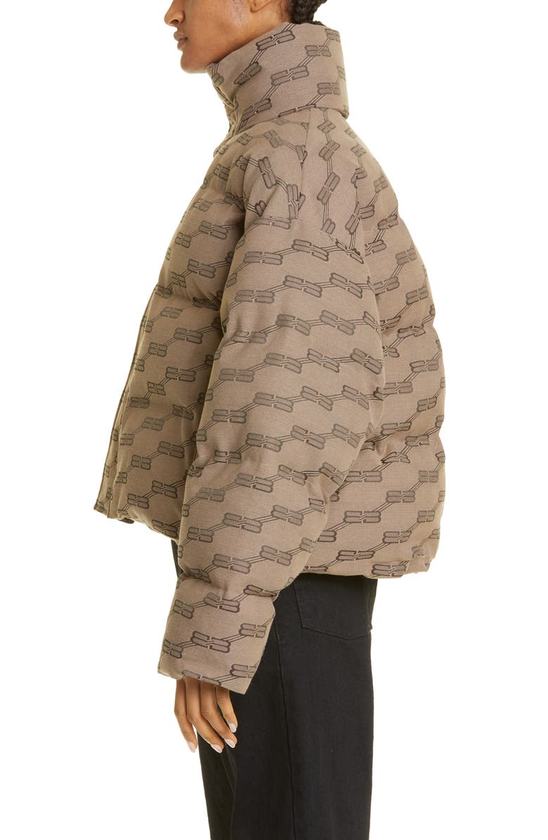 Balenciaga BB Monogram Puffer Coat, Alternate, color, 