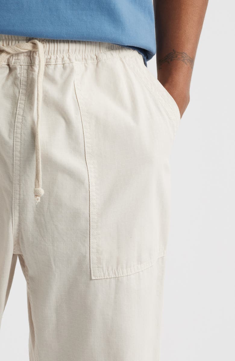 Service Works Organic Cotton Ripstop Drawstring Chef Pants, Alternate, color, Bone