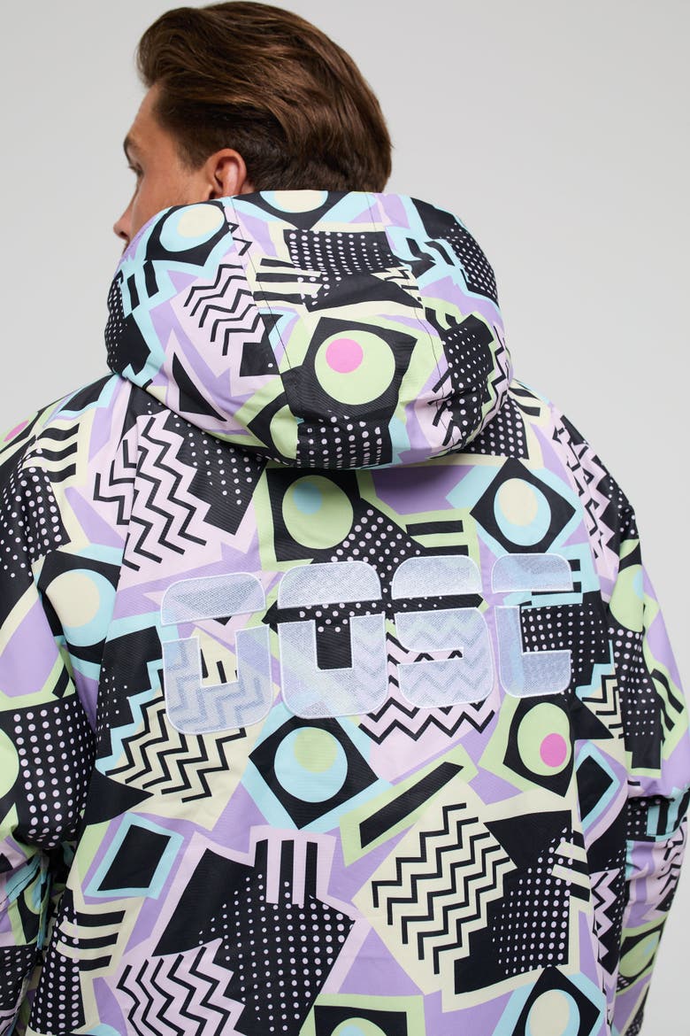 Saved By The Bell Recycled Lined Changing Robe - Men's, Alternate, color, Multicolored
