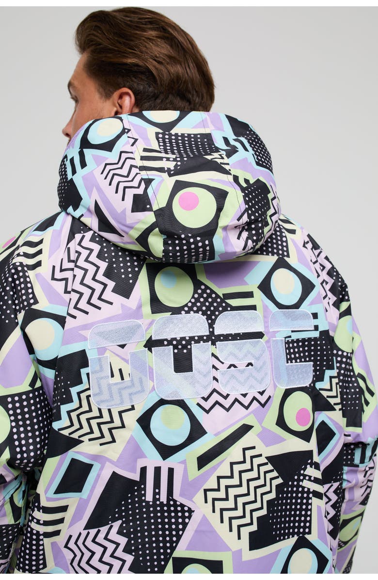 OOSC Saved By The Bell Recycled Lined Changing Robe - Men's, Alternate, color, Multicolored