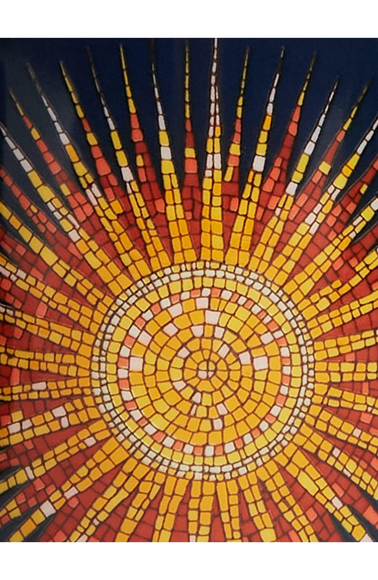 La DoubleJ Decorative Cup, Alternate, color, Sunrays Midnight Blue