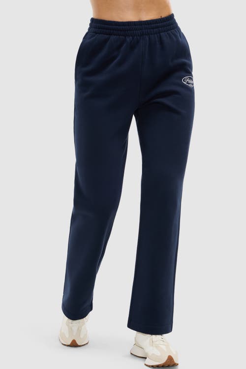 Peloton Soft Fleece Straight Leg Pant In Blue