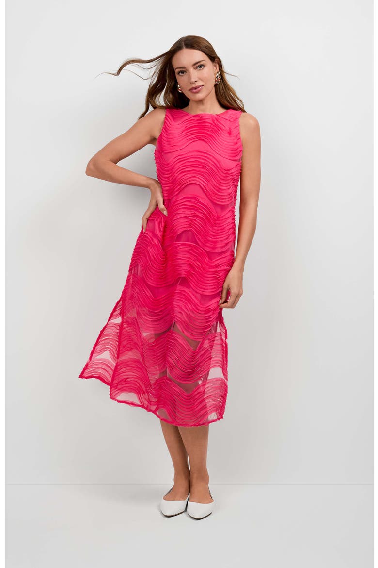 Belisama Dress, Alternate, color, Magenta Milano
