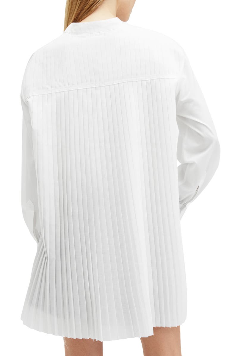 AllSaints Percy Oversize Button-Up Shirt, Alternate, color, White