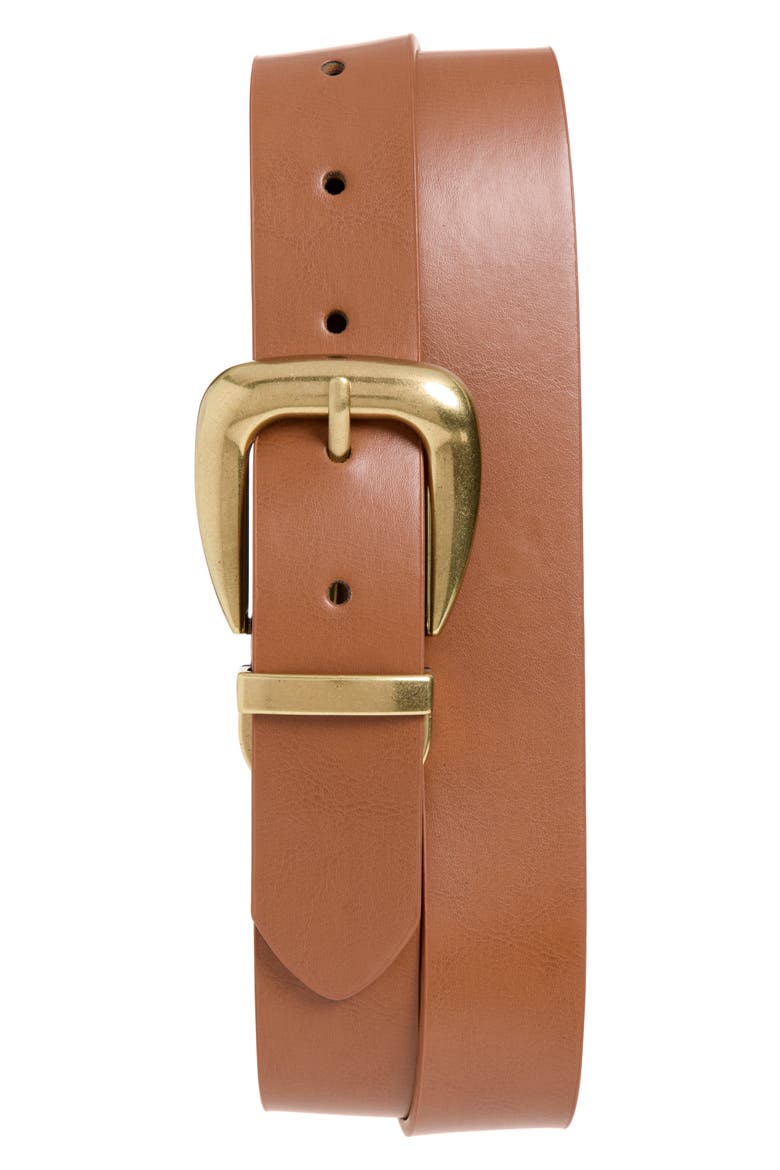 1.25 Inch Reversible Swivel Leather Belt, Main, color, TAN/ BLACK