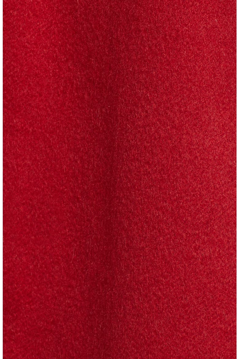 Belted Cashmere Poncho, Alternate, color, RED
