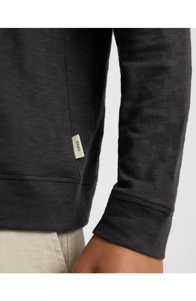 Onia Heavyweight Slub Hoodie, Alternate, color, Noir