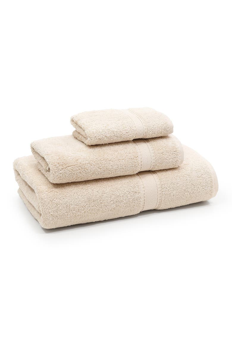 Sinemis Terry 3-Piece Towel Set - Beige, Alternate, color, BEIGE