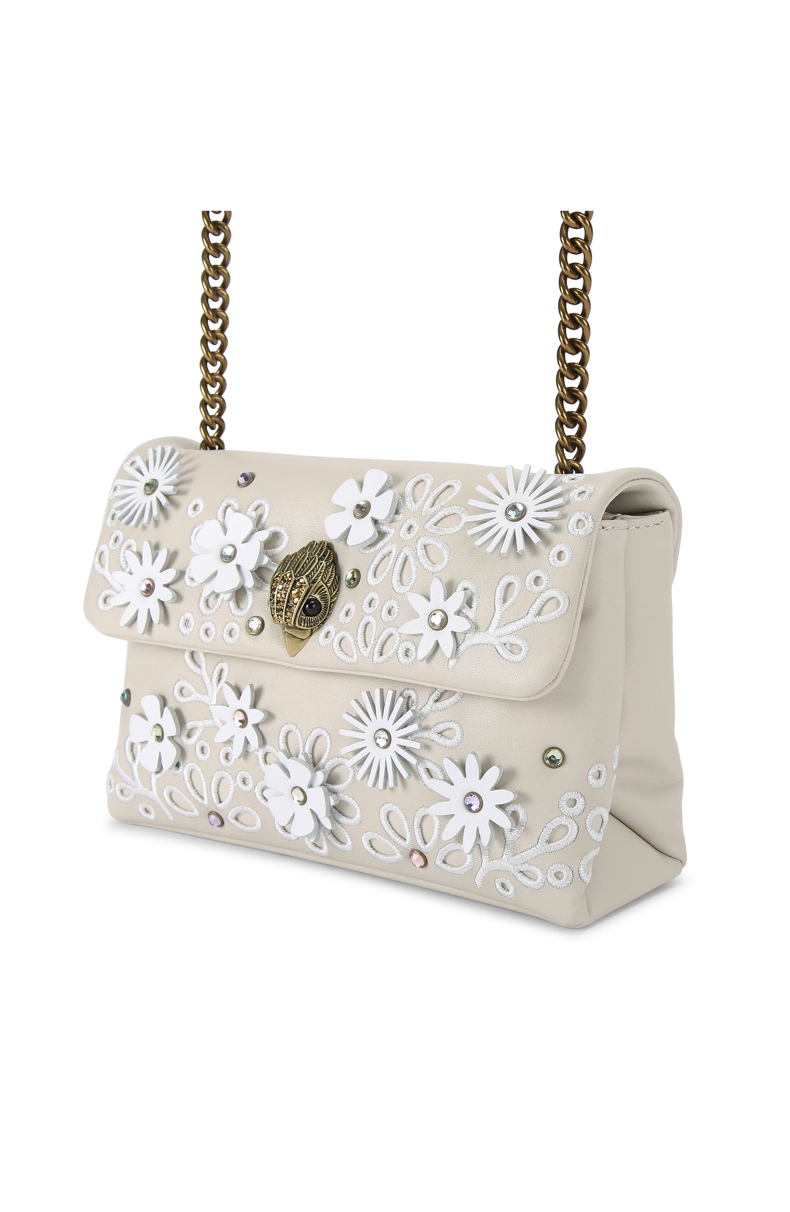 Kurt Geiger London Medium Kensington Flower Convertible Shoulder Bag, Alternate, color, 