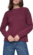 DKNY Jeans Cable Knit Crewneck Sweater