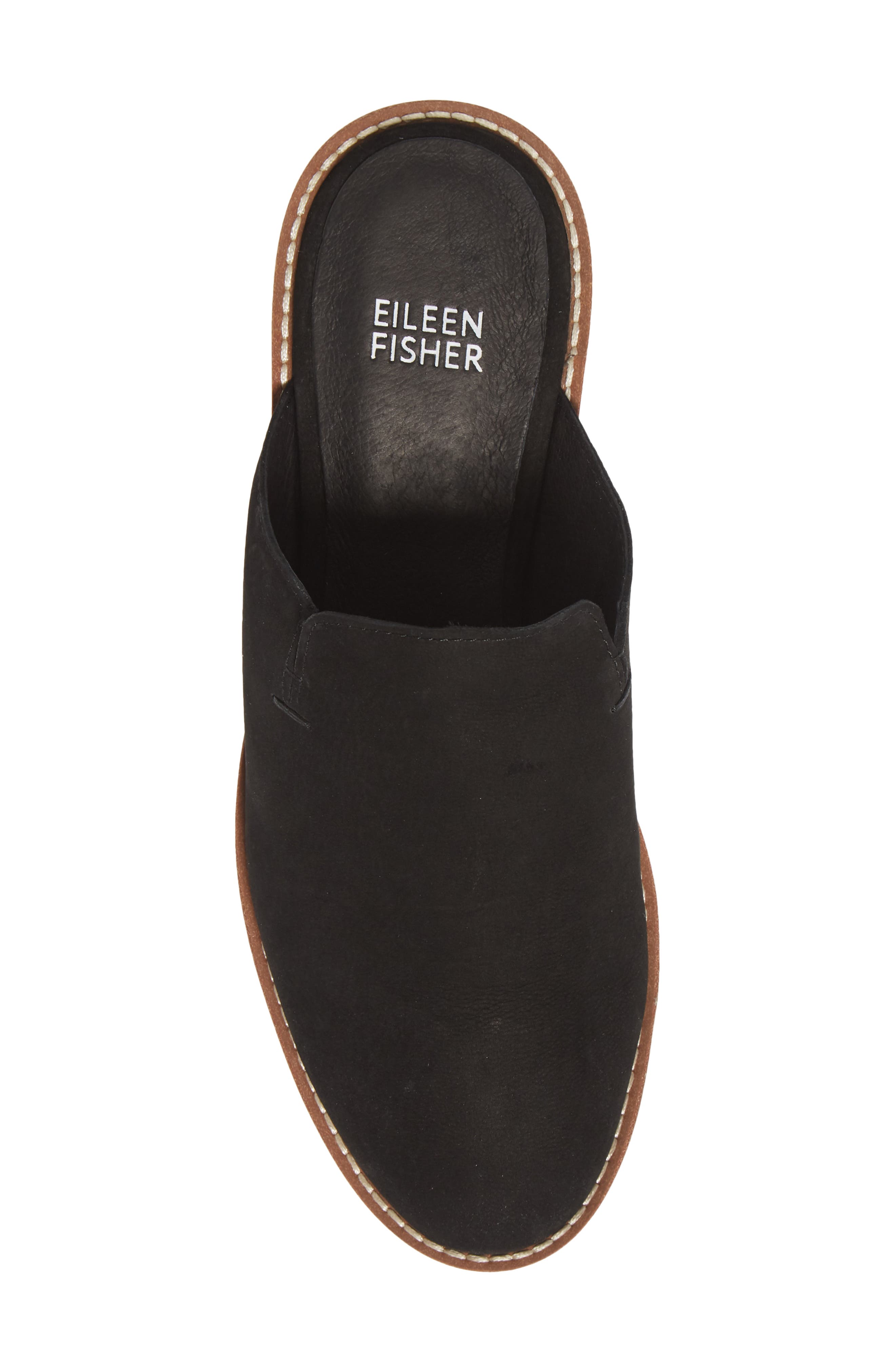 Eileen Fisher Loti Suede Clog, Alternate, color, 