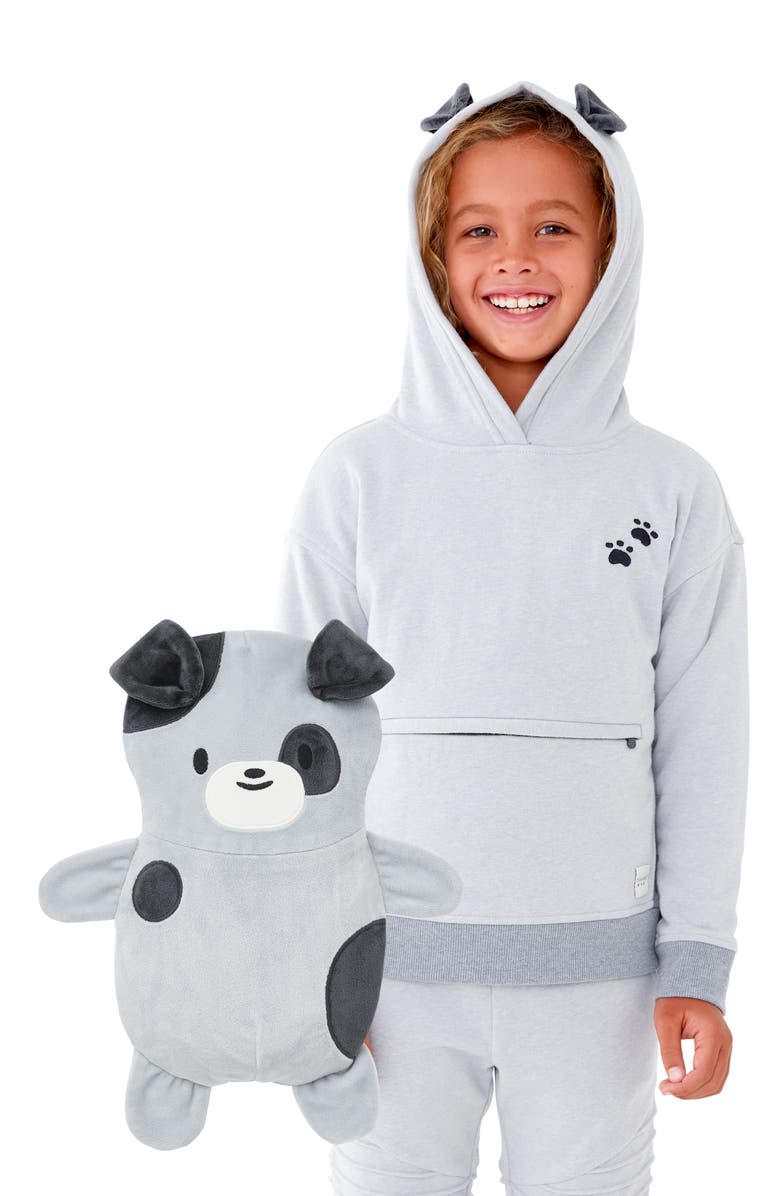 Cubcoats Cubocats Kids' Pimm the Puppy 2-in-1 Stuffed Animal Hoodie, Alternate, color,