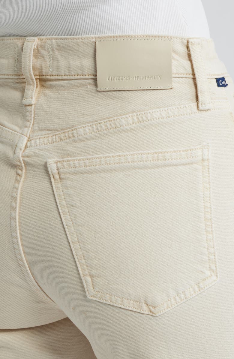 Citizens of Humanity Palma High Waist Ankle Straight Leg Jeans, Alternate, color, Almond Light Beige