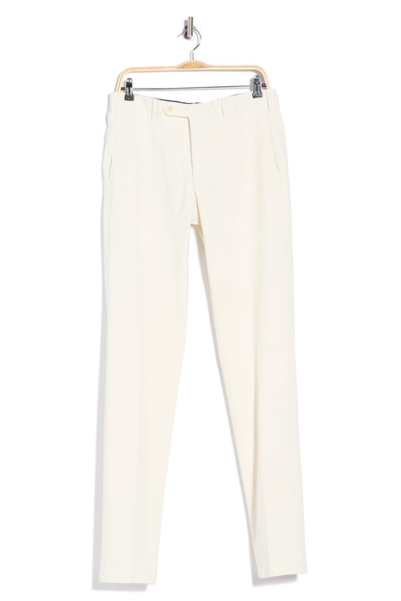 Parker Stretch Cotton Trousers, Main, color, IVORY