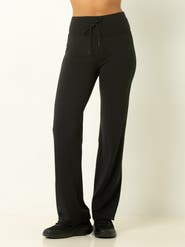 Single Stitch Sueded Boot Leg Pant