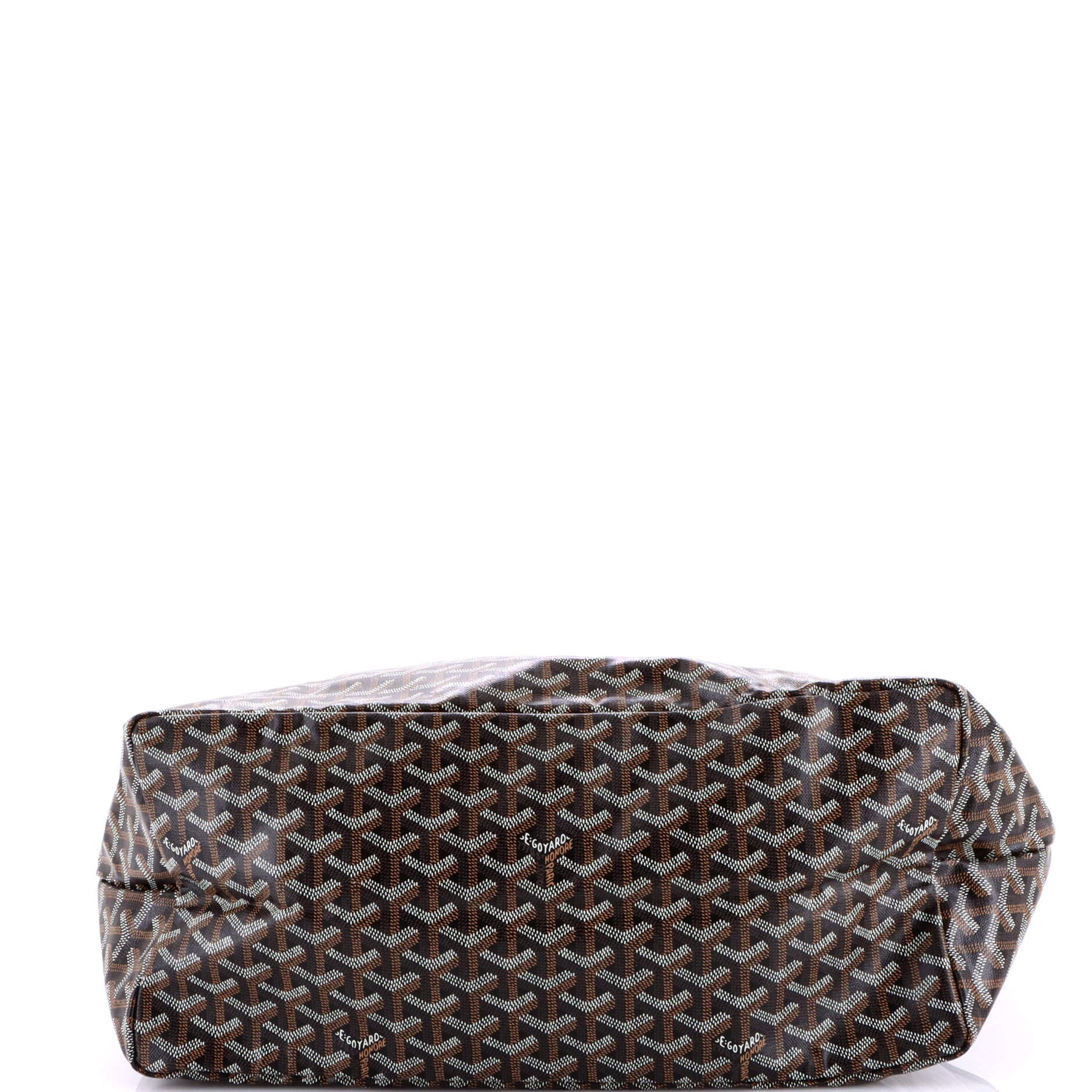 Pre-Owned Goyard Saint Louis Tote Coated Canvas GM, Alternate, color, Black