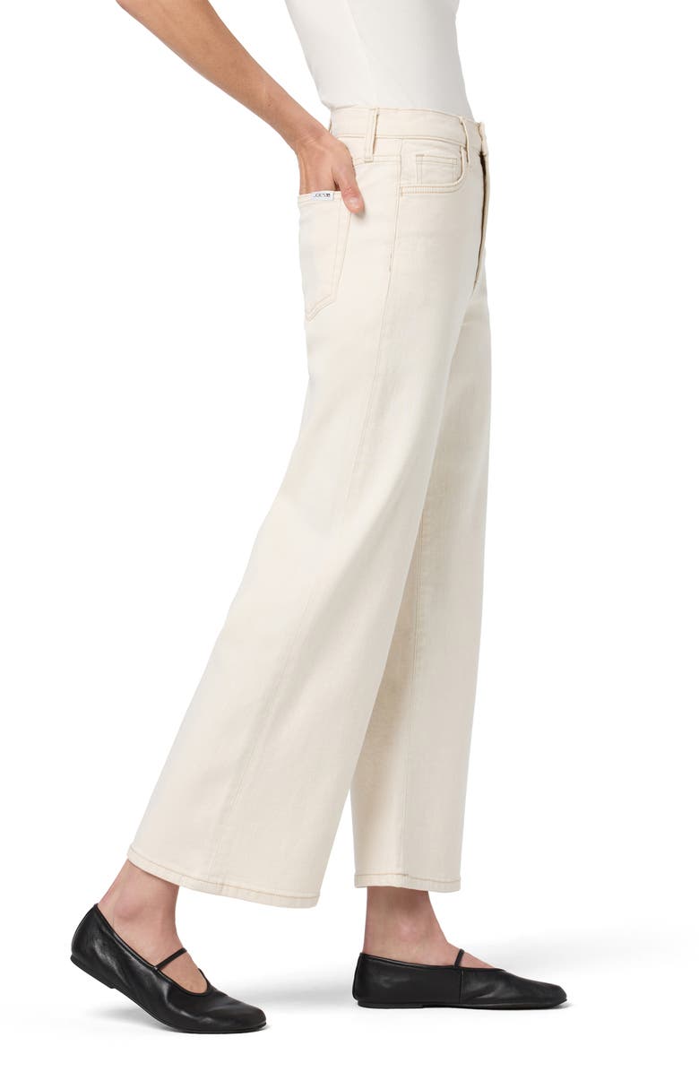 Joe's High Waist Ankle Wide Leg Jeans, Alternate, color, Ecru