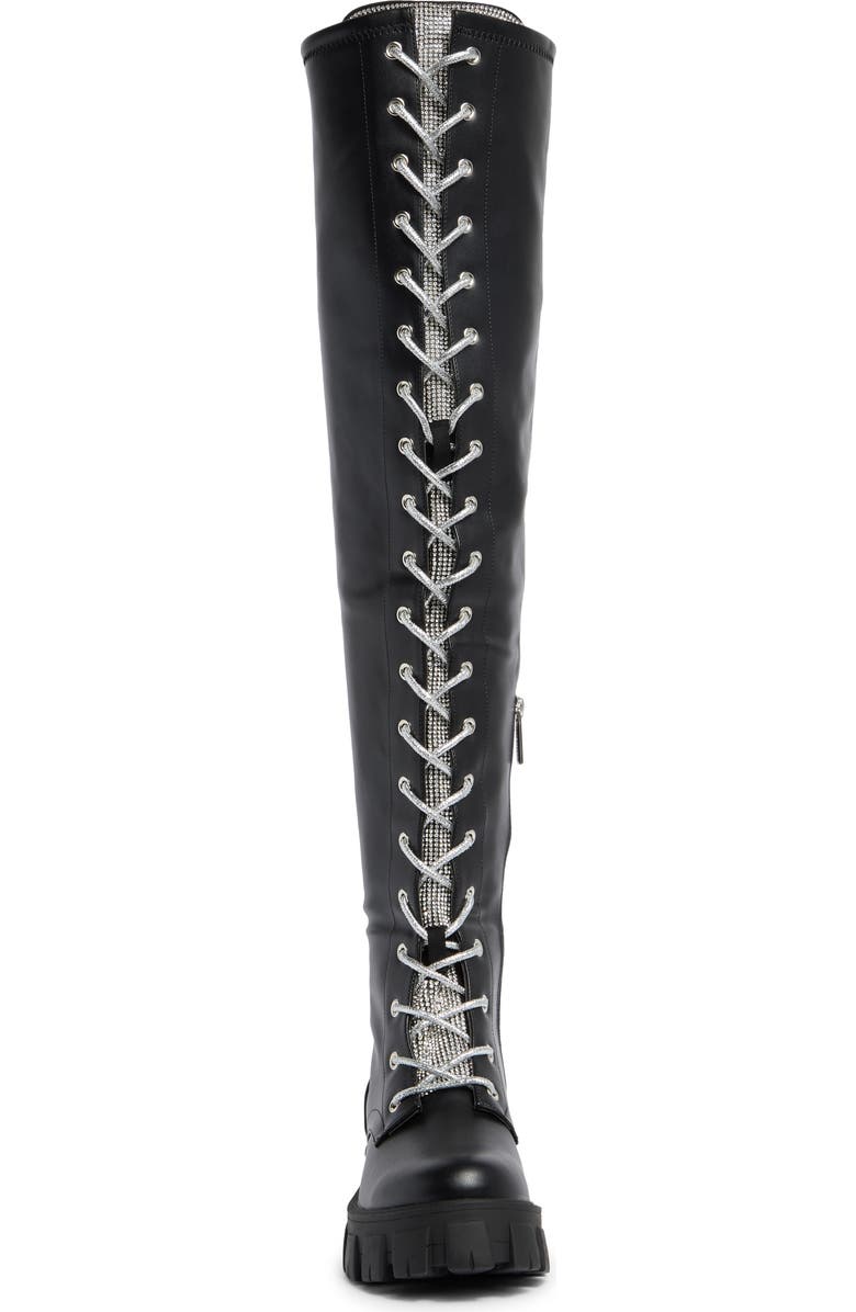 CAPE ROBBIN Boxi Lace-Up Tall Boot, Alternate, color,