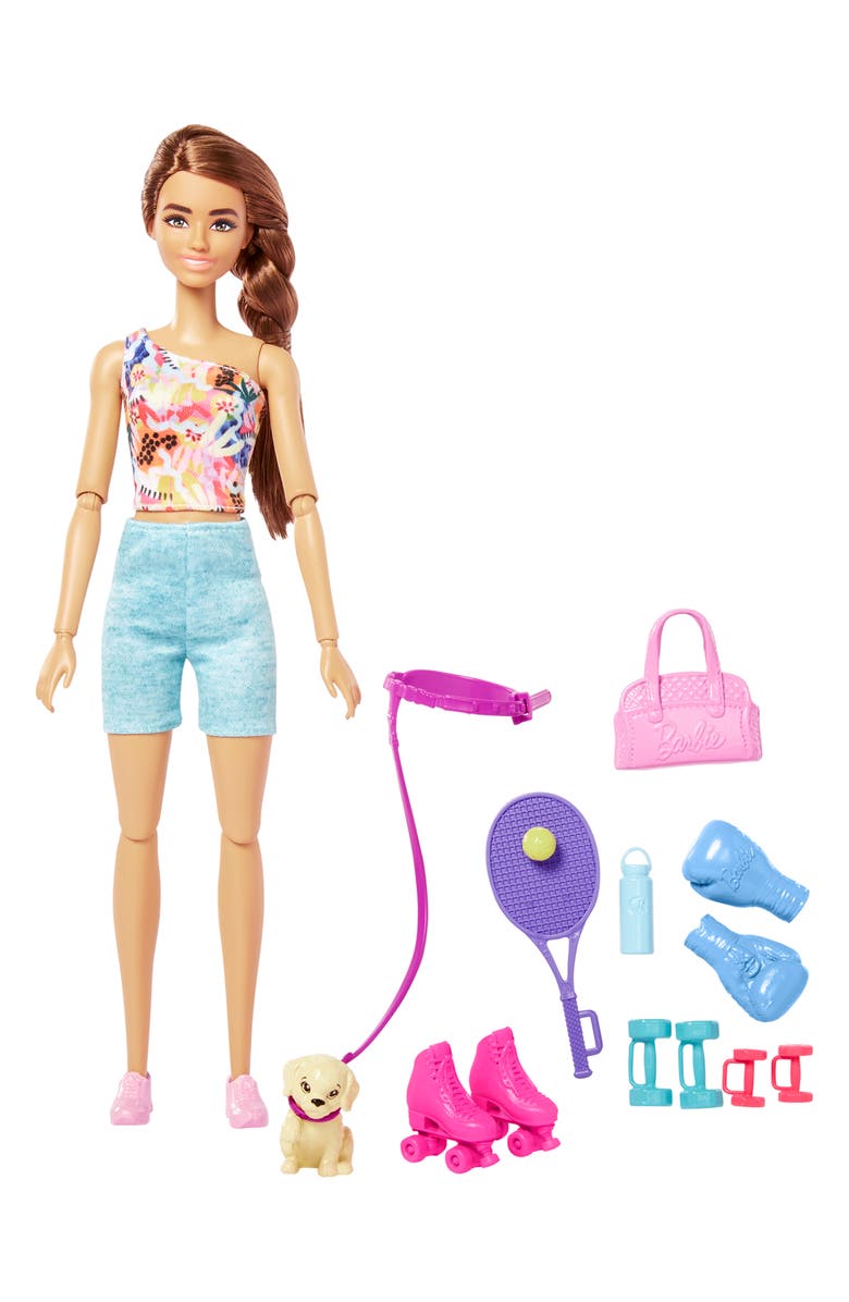Barbie Self-Care Workout Barbie<sup>®</sup> Doll & Accessories, Main, color, 