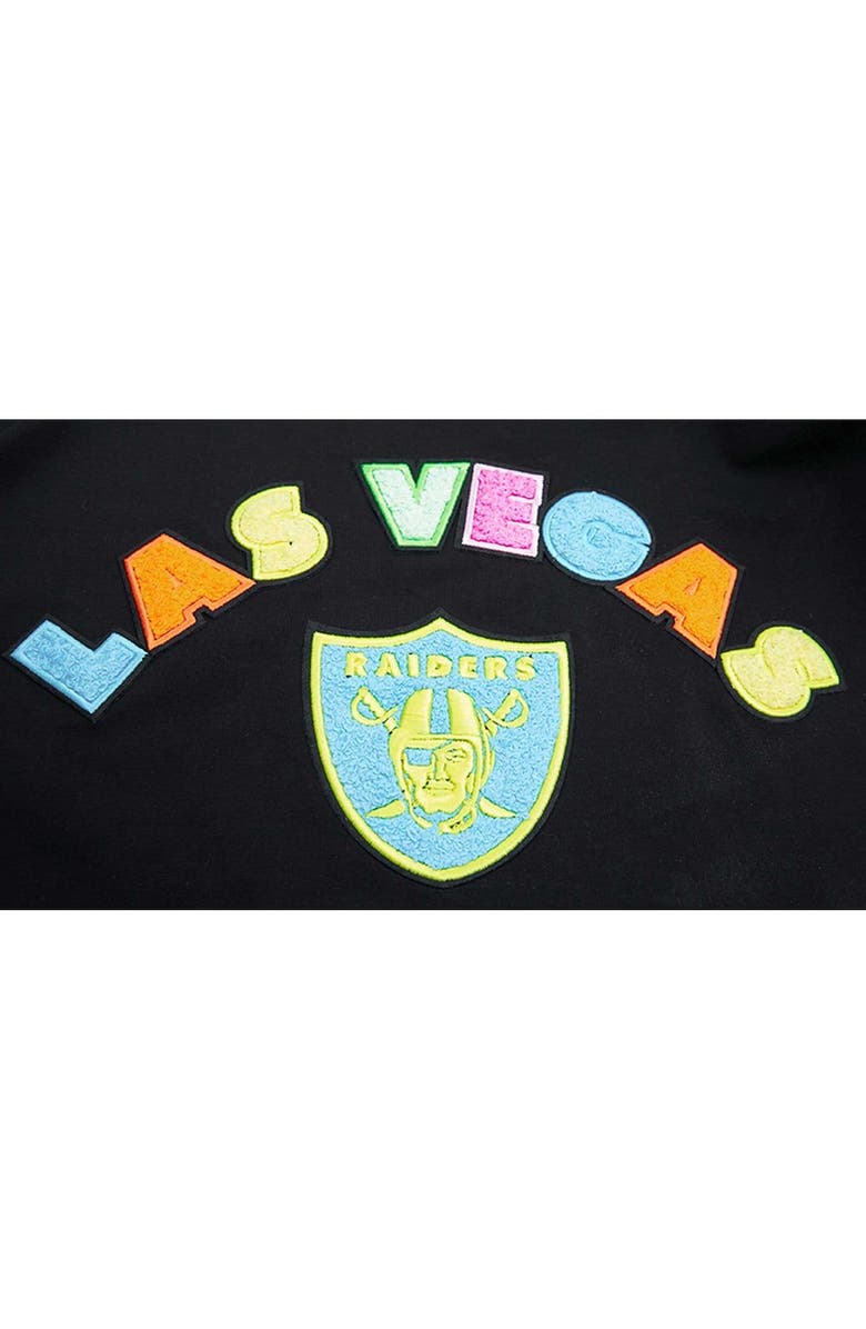 PRO STANDARD Men's Pro Standard Black Las Vegas Raiders Neon Graphic T-Shirt, Alternate, color, Black