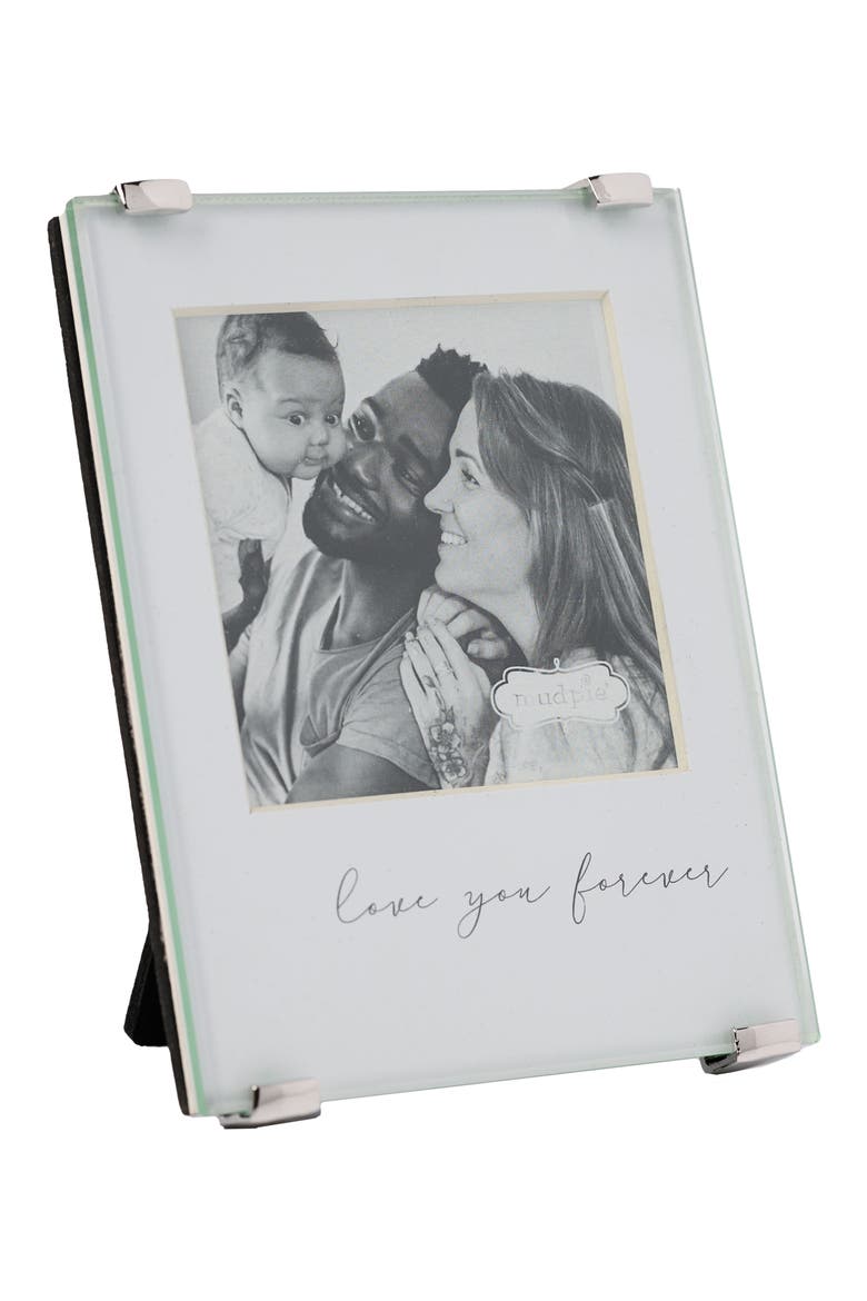Love You Forever Picture Frame, Main, color, WHITE